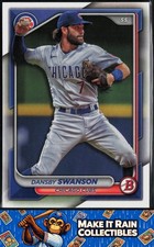 Dansby Swanson 2024 Bowman #92 Chicago Cubs