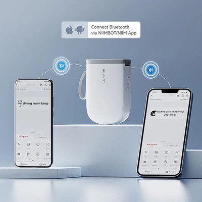 NIIMBOT D11 Mini Portable Label Printer 300DPI Bluetooth Wireless Maker