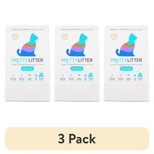  3 pack PrettyLitter, Health Monitoring Cat Litter - 8lb