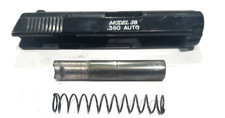 Bryco 38 380 Acp Pistol Parts Slide With Extractor Barrel Recoil Spring.