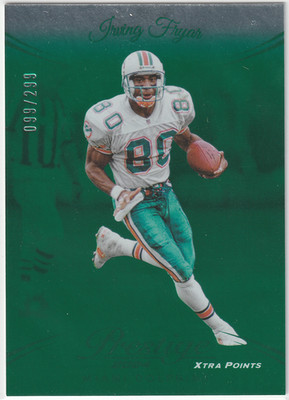 Irving Fryar 2024 Panini Prestige Green Xtra Points 099/299 Miami Dolphins