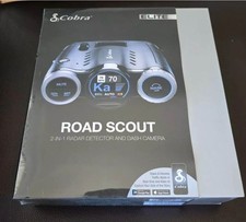 Cobra Road Scout 2-In-1 Radar Detector and Dash Camera Driver Alert System New 
