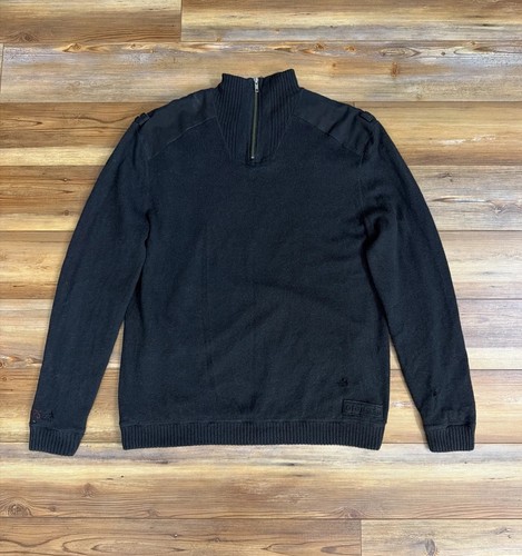 VTG Oakley 100% Lambs Wool Military Performance Knit Sweater L Soft Lined A&S *