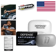 Defense Antifungal Bar Soap | Medicated for Jock Itch & Athlete's Foot - 4.2 oz