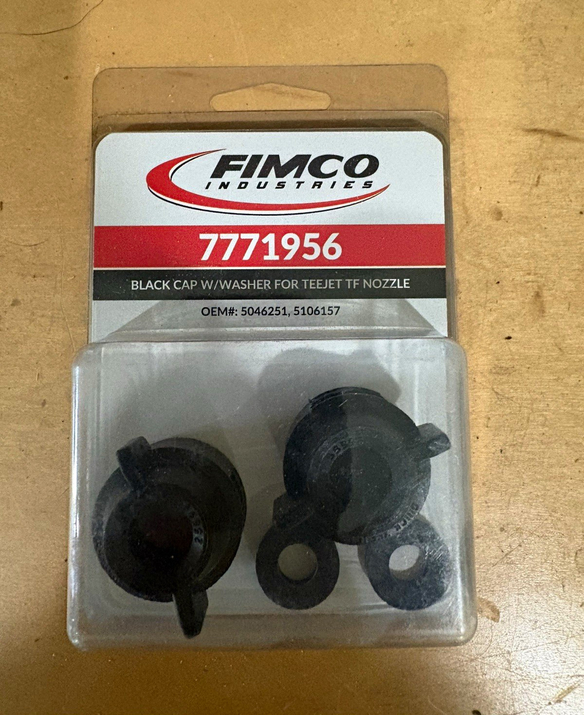 Fimco Industries 7771956 TeeJet TT Nozzle Cap with Washer for Sprayer