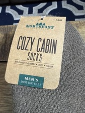 Northeast Outditters Cozy Cabin Socks Brown New
