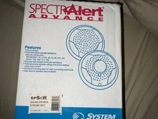 System Sensor SPSCR Ceiling Mount Speaker & Strobe Fire Alarm