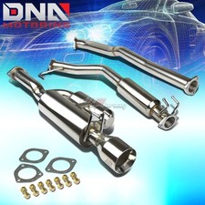 J2 Engineering Civic Si Fa5 Sedan Stainless Catback Exhaust Muffler 4.5 Tip