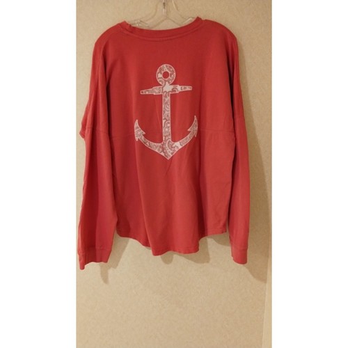MV Sport Red Size Large Door County USA Shirt Tee Cotton Crew - Picture 4 of 4