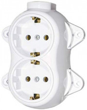 Aufputz Vintage Steckdose Wechselschalter Lichtschalter Rund Retro Schalter