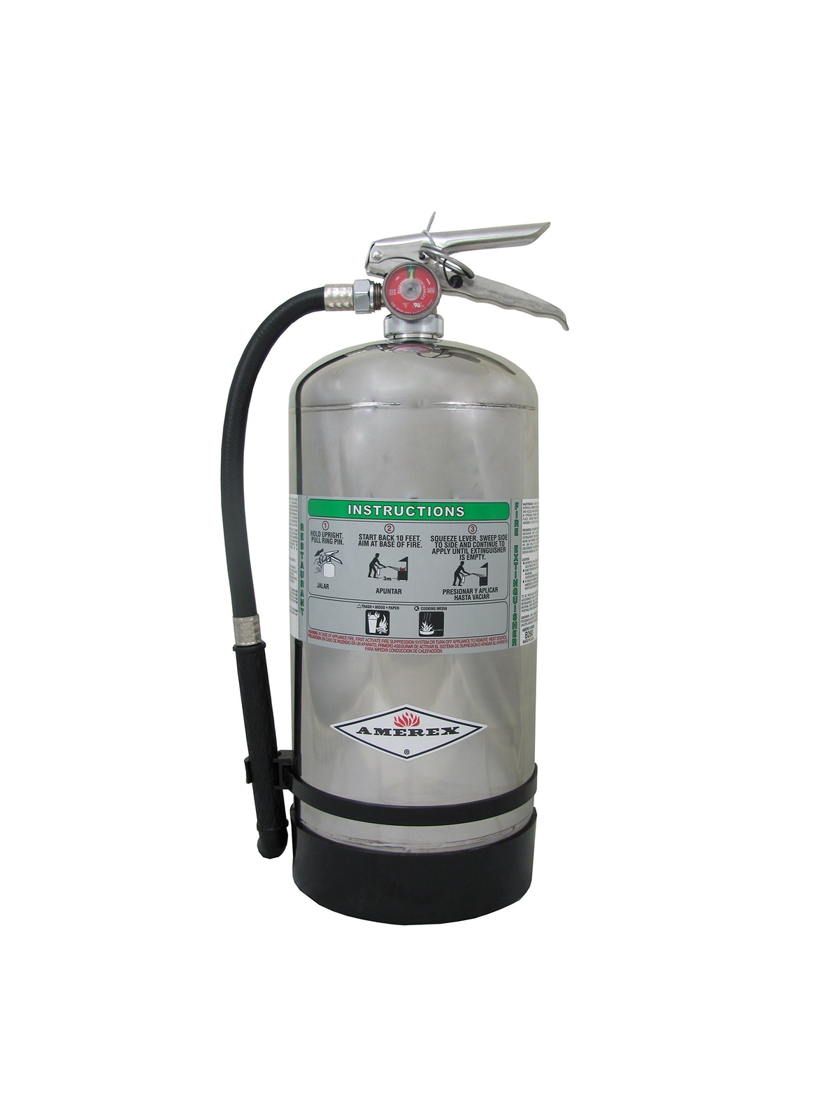 Amerex B260, 6 Liter Wet Chemical Class A K Fire Extinguisher, Ideal