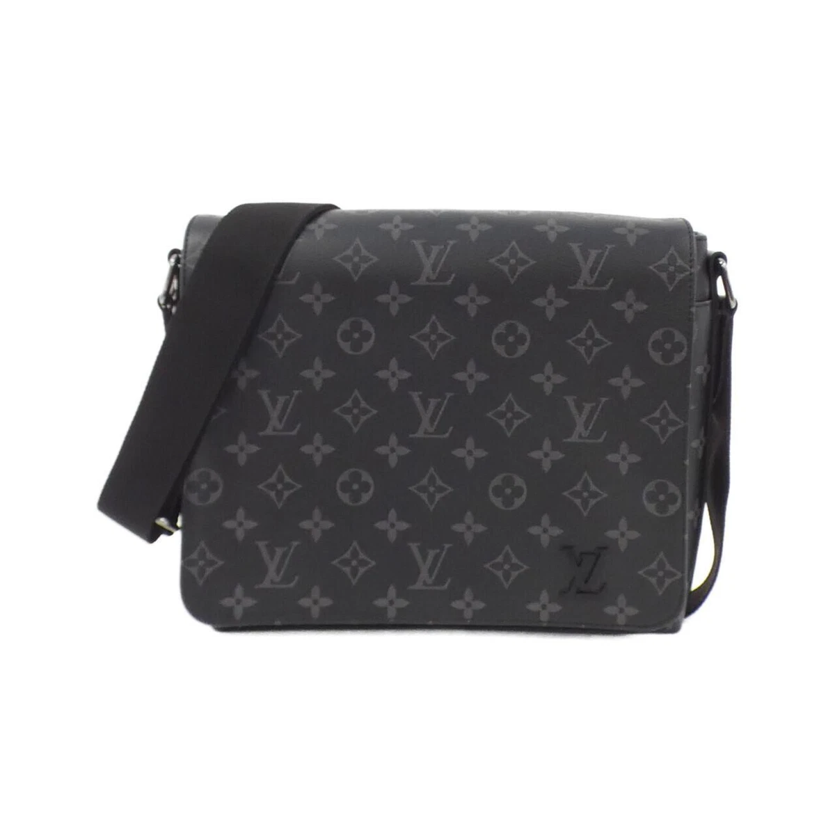 Sac bandouli re authentique LOUIS VUITTON monogramme Eclipse District PM M45272