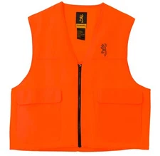 Browning Safety Blaze Overlay Hunting Vest-Blaze Orange-XL-3051000104