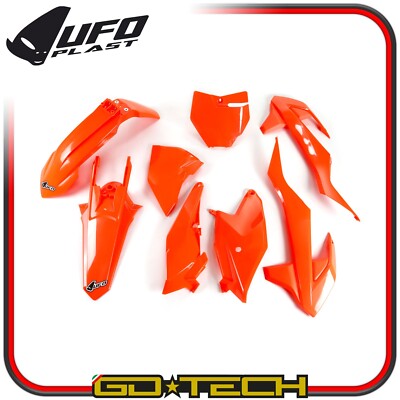 KIT KUNSTSTOFF VERKLEIDUNG UFO KTM SX 85 2T 2018-2024 ORANGE NEONORANGE KOMPLETT
