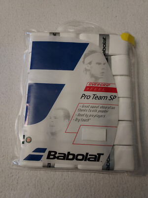Babolat Overgrip Pro TEAM SP x12, weiß