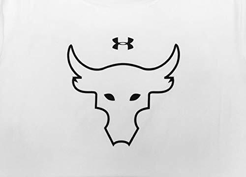 Under Armour Women's Project Rock Graphic Shirt White XL 1310981-100 - Picture 2 of 2