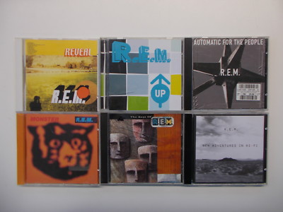 R.E.M. - New Adventures In Hi-Fi. Reveal. Monster. Best of. UP.. 6 CDs, Sammlung