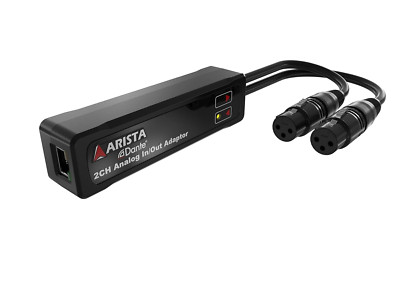 Arista E-Vocal DUO ARS-0200-A00 2-Channel Input Dante Converter, Analogue Input