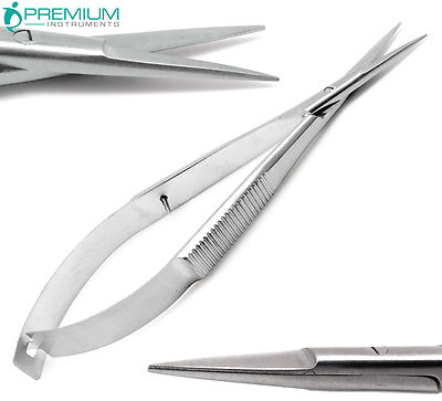 Micro Straight Eye Scissor Sharp/Sharp 4'' Castroviejo Ophthalmic Surgical Tools