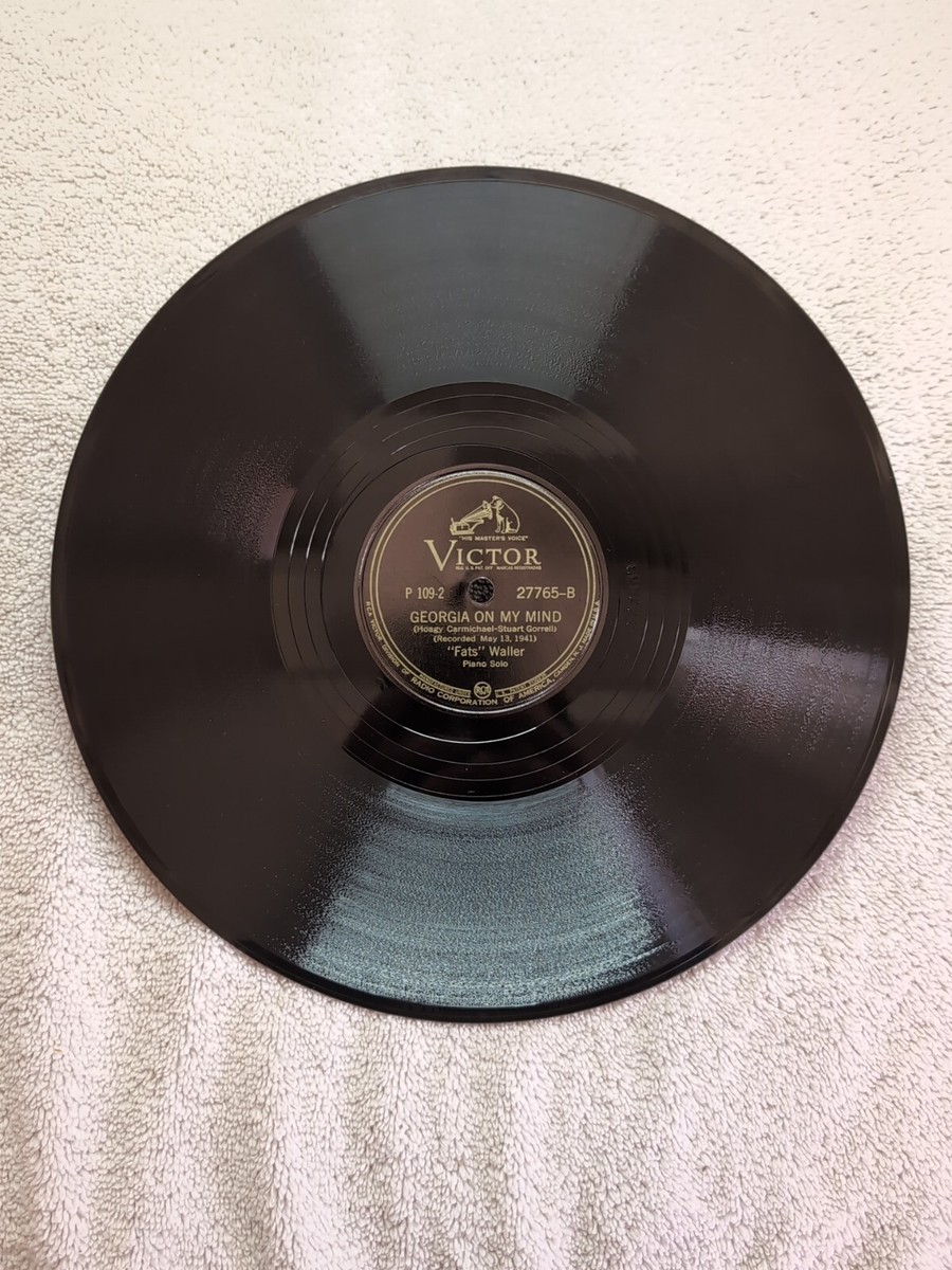 78 RPM Rockin Chair Georgia On My Mind Fats Waller Victor 27765 | eBay