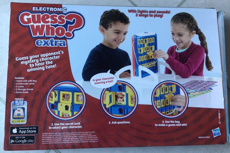 Electronic Guess Who Extra Hasbro Gaming, Hardly Used In Full Working