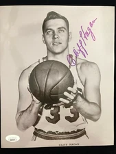 Cliff Hagan Signed Autographed Photo - Atlanta Hawks - JSA  # QQ36075