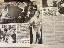 Gene Wilder, Sherlock Holmes Smarter Brother Two Page Vintage Clipping