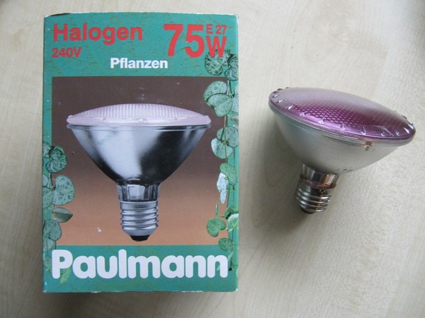 Paulmann PAR30 Rosa Spot Natura E27 75W Wachstumslampe Growlight Pflanzenlampe-image