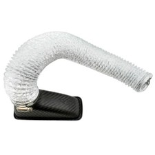 Racing Car Turbo Air Intake Pipe Carbon Fiber Look Turbine Inlet Air Funne Abs
