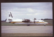 Orig 35mm airline slide VLM F50 OO-VLE