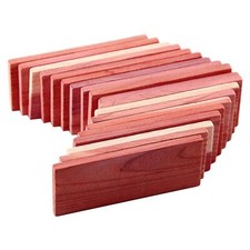 Cedar Blocks for Closet Storage, 100 Aromatic Red Ceder Blocks Chips, 16-Pack