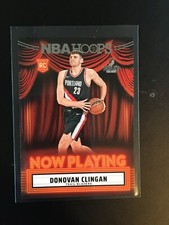 2024-25 NBA HOOPS BASKETBALL NOW PLAYING 20 DONOVAN CLINGAN RC TRAIL BLAZERS
