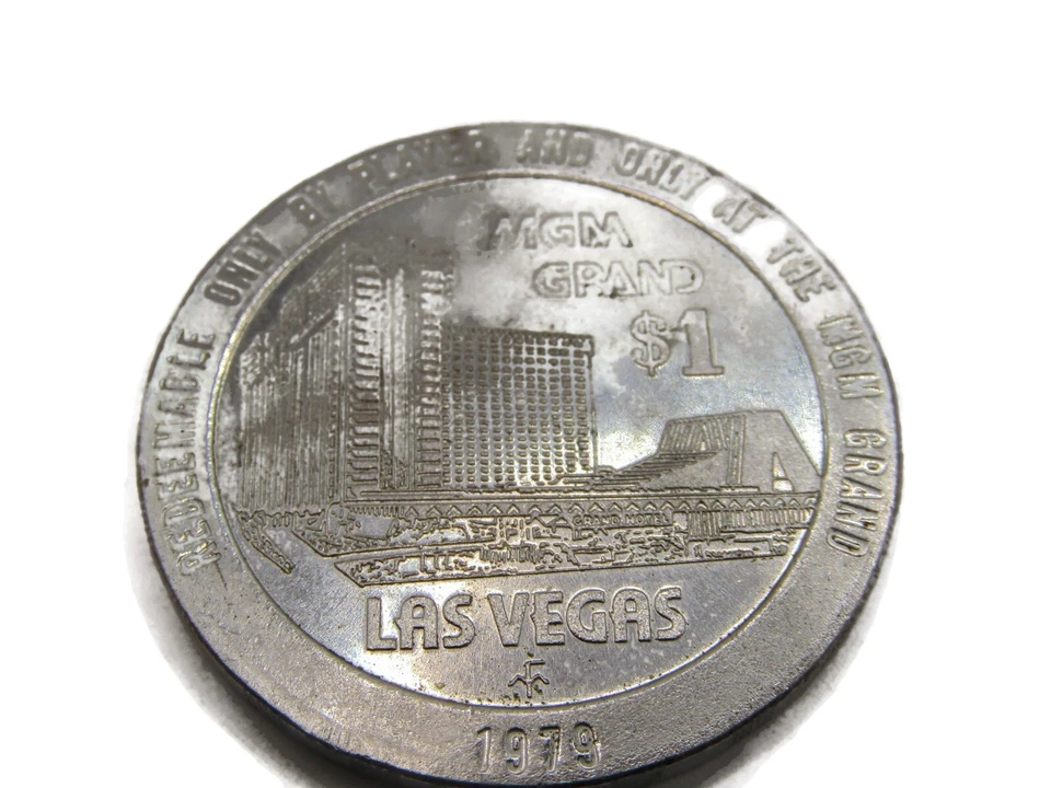 MGM Grand $1 Casino Coin Token Las Vegas 1979 - Image 2 of 4
