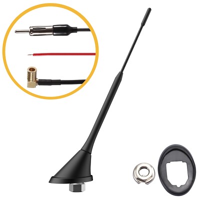   Dachantenne für Kfz Pkw DAB / DAB+/ FM  23cm  Verstärker DIN SMB / Autoradio  