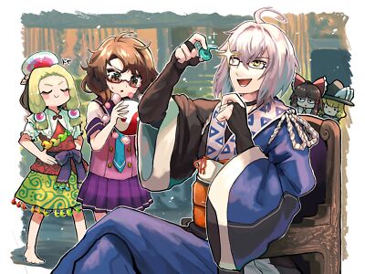 Anime usami sumireko  rinnosuke morichika misumaru Playmat Gaming Mat