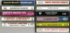 Country Music Cassettes Lot of 11 Christmas Tanya Tucker Travis Tritt Clint Blac