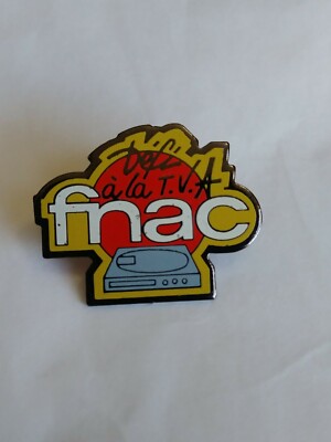 fnac FNAC Defi a la TVA French Retail Electronics Store Lapel Hat Jacket Pin