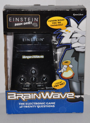Einstein Brain Games Brain Wave Electronic Game of Twenty Questions Excalibur 