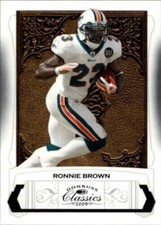 2009 Donruss Classics Football Card #52 Ronnie Brown