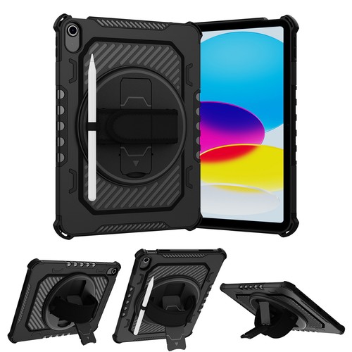 Für iPad 10. Gen 10,9" 2022 9. 8. 7. 6. Air 5 Hybrid Hülle Panzer Ständer Cover - Bild 57 von 67