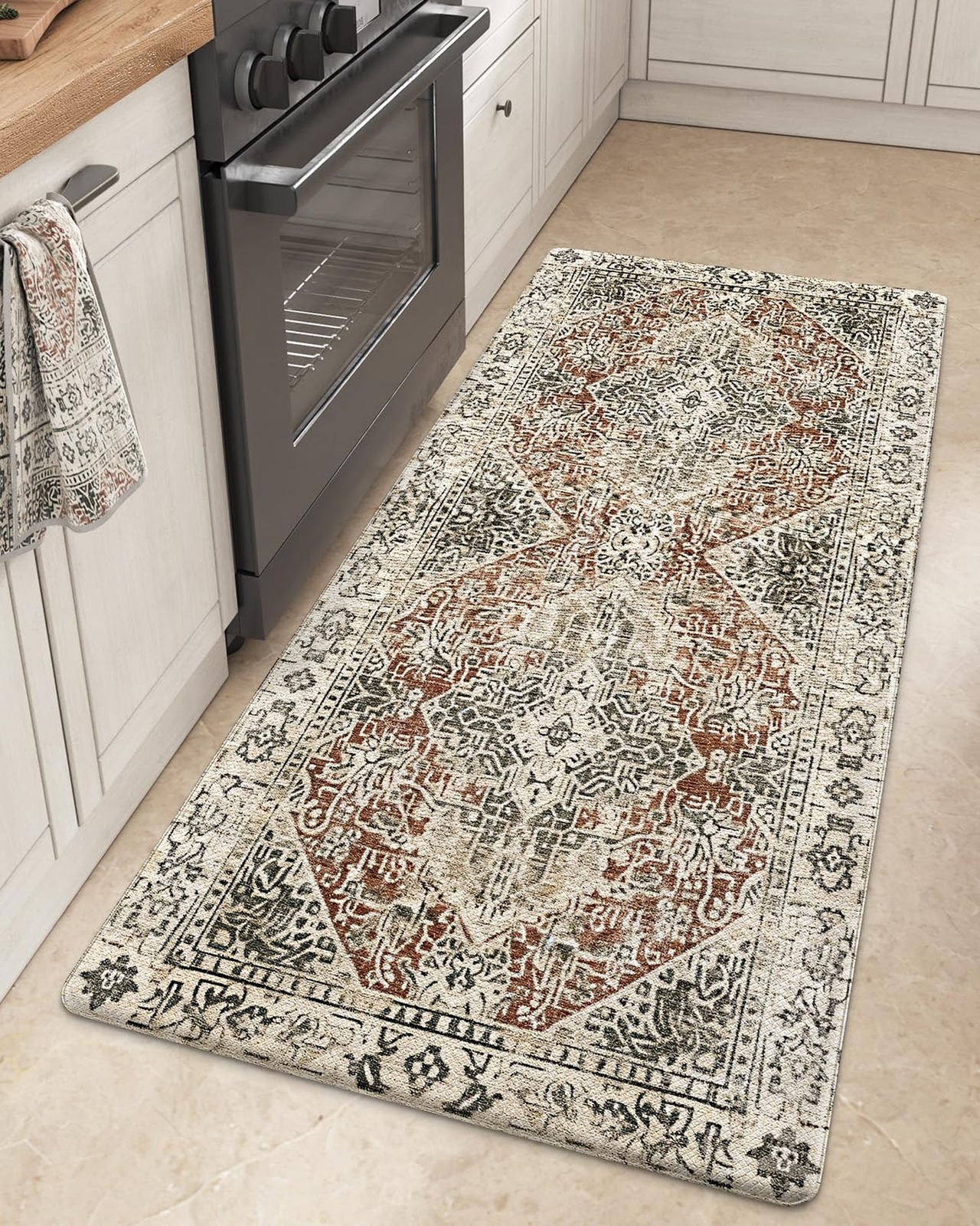 DEXI Anti Fatigue Kitchen Mats for Floor, Cushioned Kitchen Rugs Thick Long N...