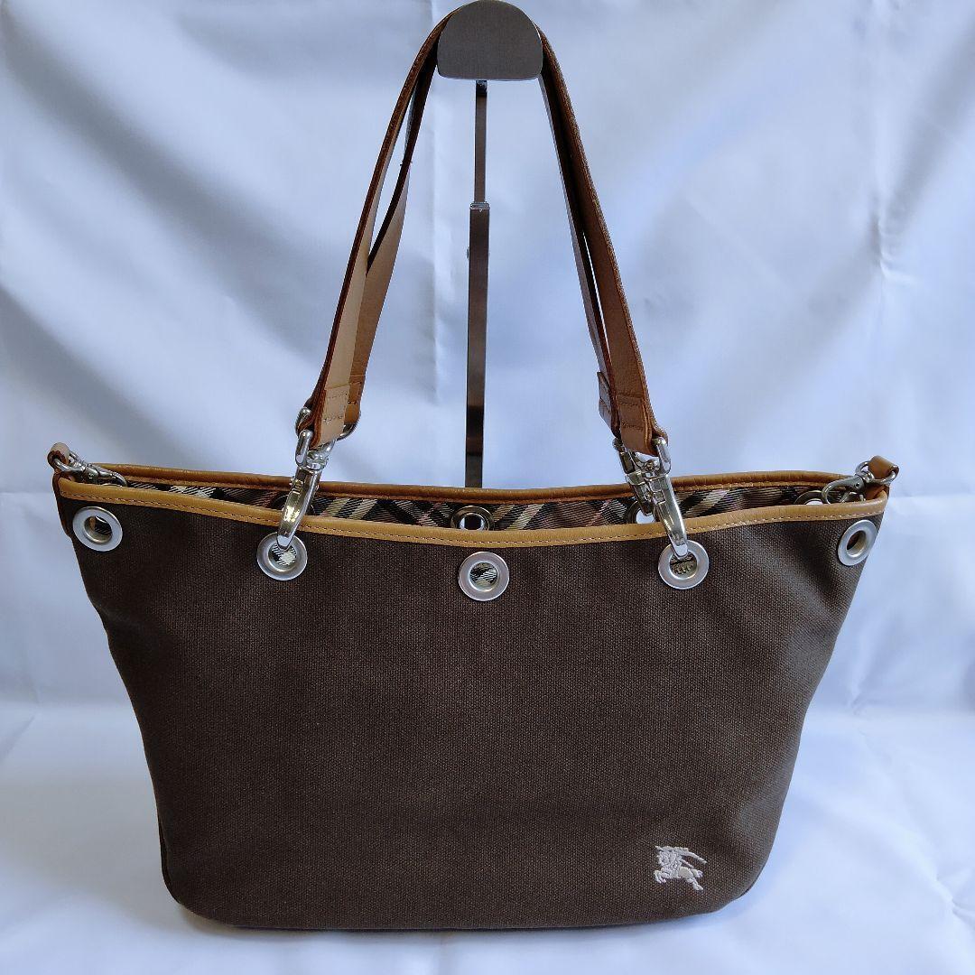 Burberry Blue Label Nova Check Shoulder Bag Canvas/Cotton Burberry Blue Label Nova Check Shoulder Bag Canvas/Cotton