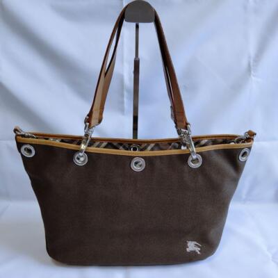 Burberry Blue Label Nova Check Shoulder Bag Canvas/Cotton Burberry Blue Label Nova Check Shoulder Bag Canvas/Cotton