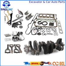 N46B20 Engine Overhaul Rebuild Kit-Crankshaft/Piston/ConRods/Timing Kit For BMW