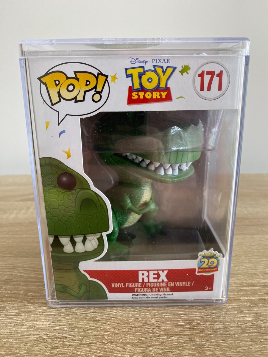 Funko Pop! Toy Story #171 Rex (Authentic) 20th Anniversary Vinyl