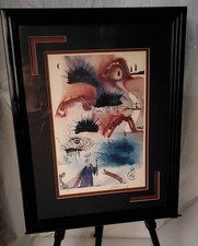 RARE 1970 Salvador Dali HC Proof Print ALICE IN WONDERLAND: The Lobster Quadrill