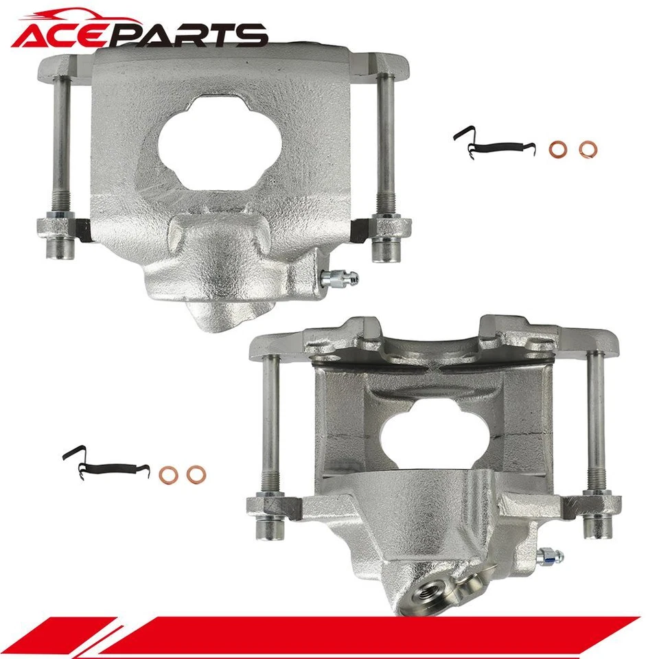 2x Pinzas de freno delanteras para Buick 71-76 Cadillac Chevrolet C10 C20 C30 Suburban Foto 3 de 4