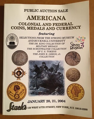STACK's JANUARY 2004 AMERICANA SALE (AUCTION CATALOGUE) NEW YORK - *77850136  