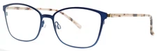 INFACE IF1314 9021 Navy Womens Cat Eye Full Rim Eyeglasses 55-17-140 B:39