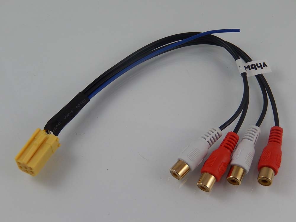 Cable Adaptador 6pin ISO Cinch Remote para VOLKSWAGEN New Beetle,Passat